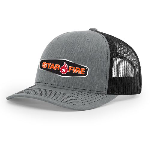 Snapback Trucker Cap - Heather Grey/Black