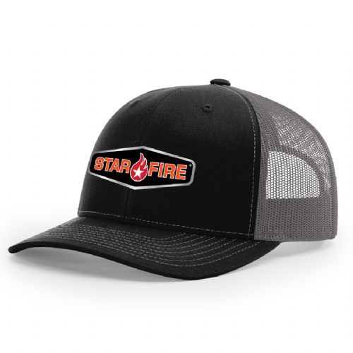 Snapback Trucker Cap - Black/Charcoal